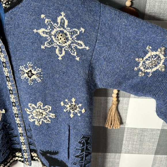 Vtg Icelandic Design Cardigan - Picture 4 of 8